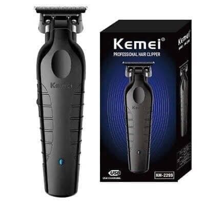 ماكينة حلاقة وتحديد الشعر واللحية الاحترافية Kemei KM-2299 قابلة للشحن عبر USB